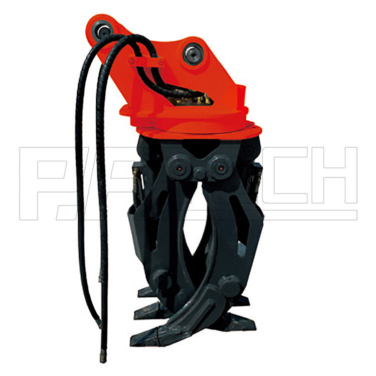Single Or Double Grapple For Excavator, stone or wood excavator log grapple