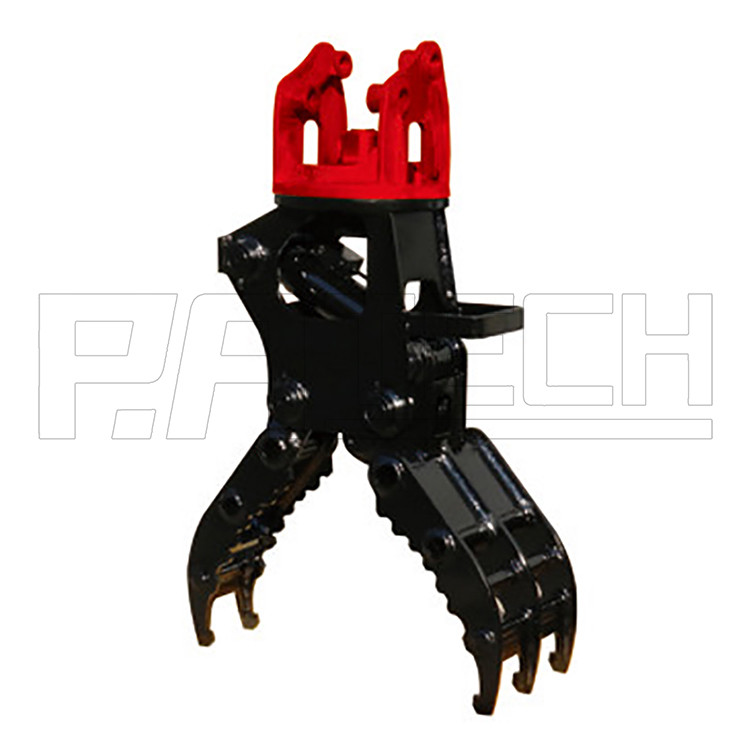 3 Point Rotating Log Grapple, Forest Machinery Grapple Bucket, durable quality