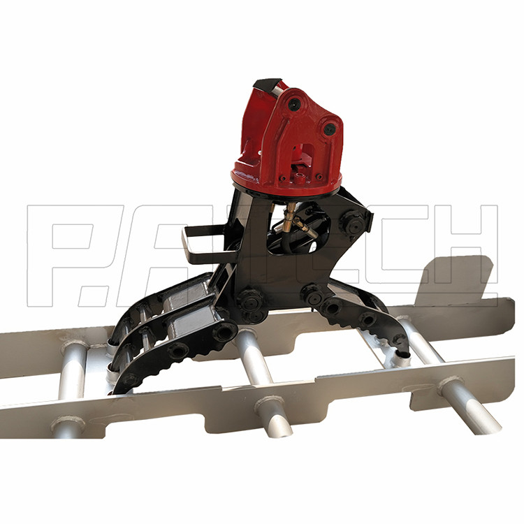 Excavator Rotating Grapple, Excavator Log Grab For Forestry, Wood Industry