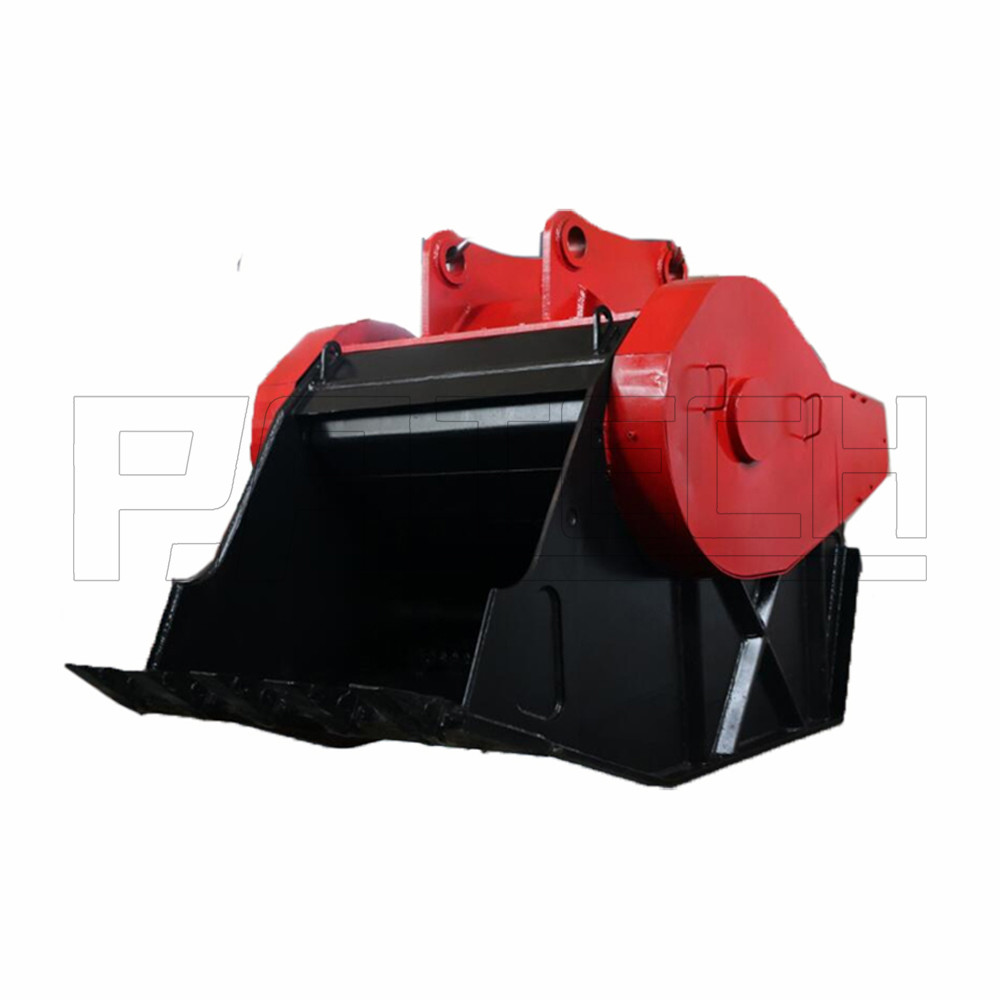 CE 50T Screener Crusher Bucket For Construction