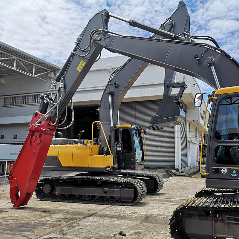 Mobile Excavator Scrap Shears For Recycling For Break Asphalt And Concrete