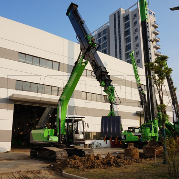 Telescopic Excavator Boom Arm For Deep And Narrow Special Construction Environment